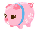 ぶたの貯金箱