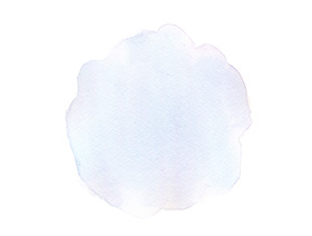 丸型の水彩テクスチャ | 青