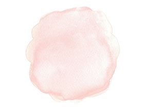 丸型の水彩テクスチャ | 赤