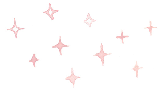 キラキラ1|水彩