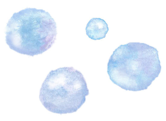 シャボン玉|水彩