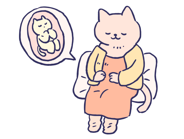 擬人化 猫の妊婦