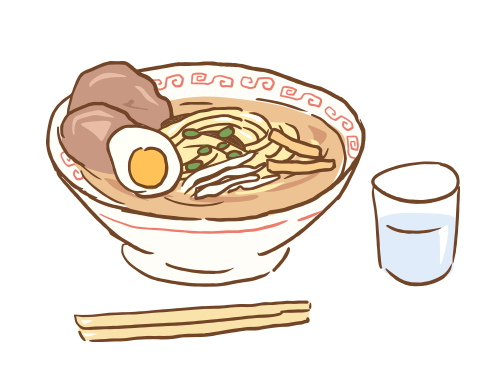 ラーメンのイラスト